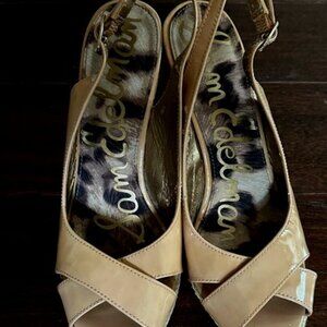 Patent Leather Espadrille Wedges